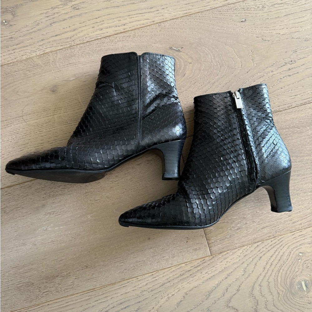 The Kooples Python Embossed Leather Boots - image 5